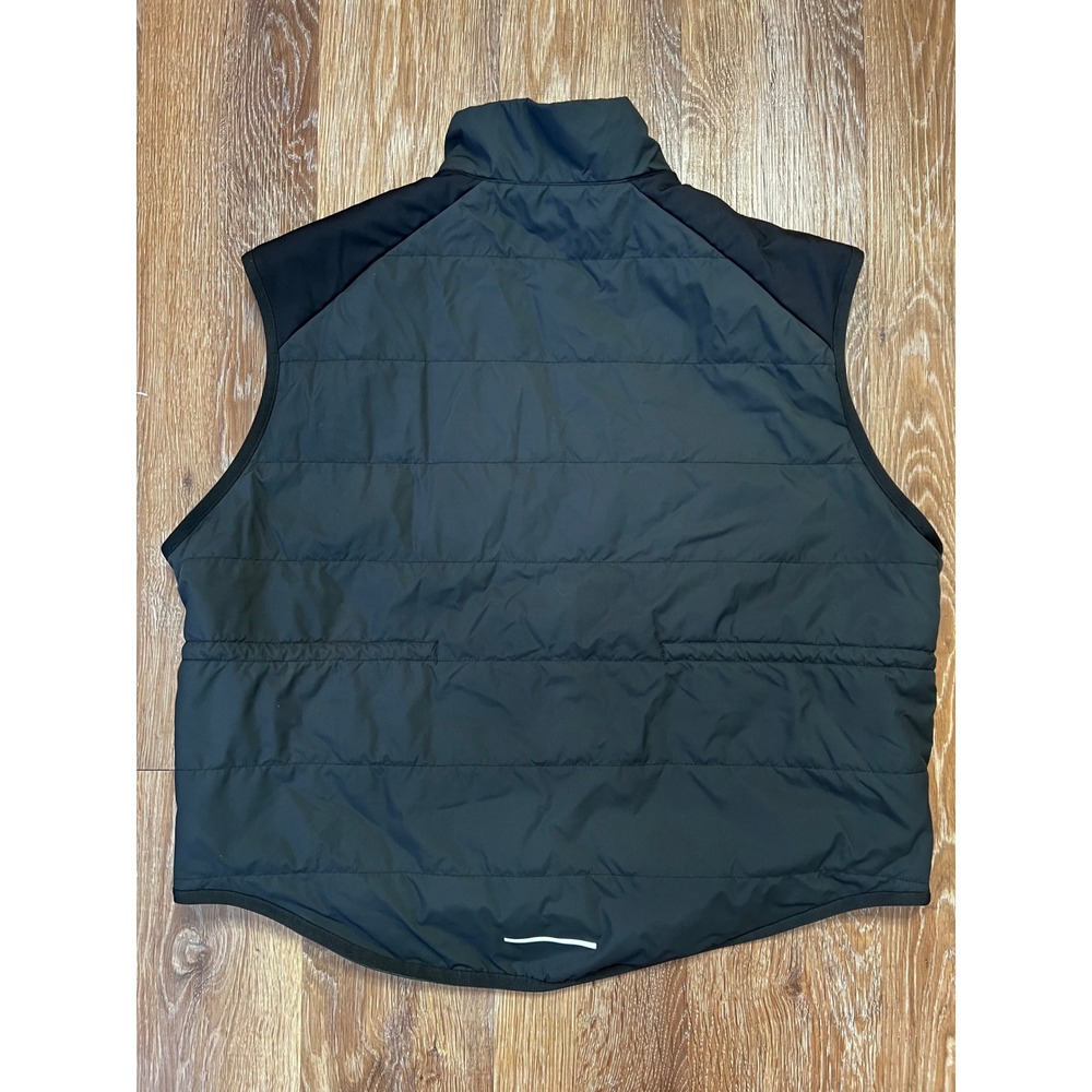 Nike Vest Mens Black XL Therma-Fit Puffer Insulated Golf Running Full Zip - Picture 5 of 5